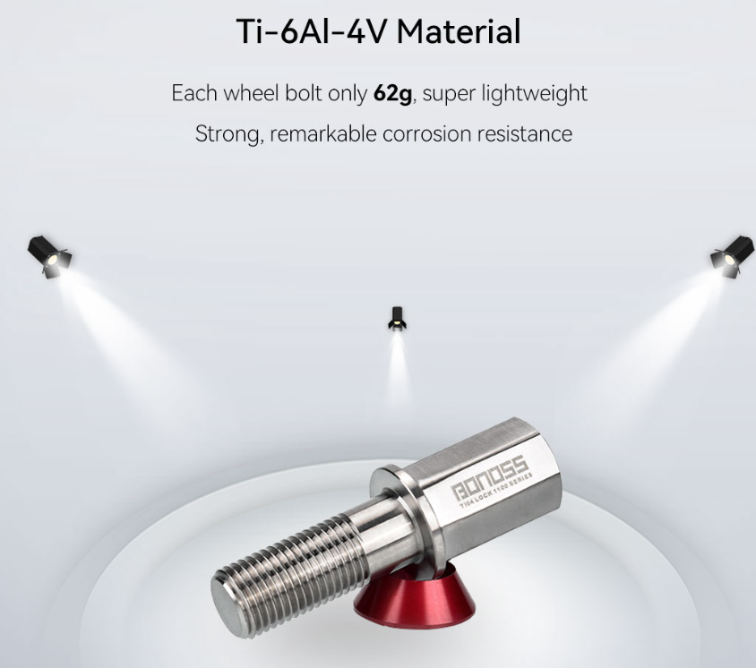 Titanium Wheel Lug Bolts