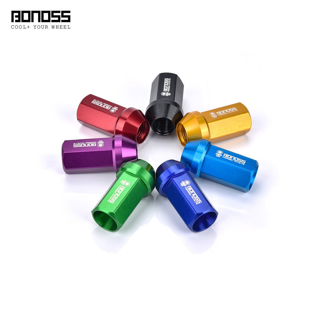 Long Aluminum Wheel Lug Nuts M12x1.5